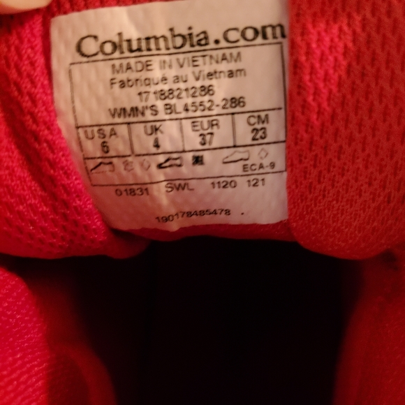 Columbia Womens suede hiking boots Size 6 - Picture 7 of 10